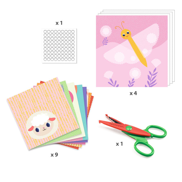 Djeco Craft Crinkle Cutting Paper Crafts