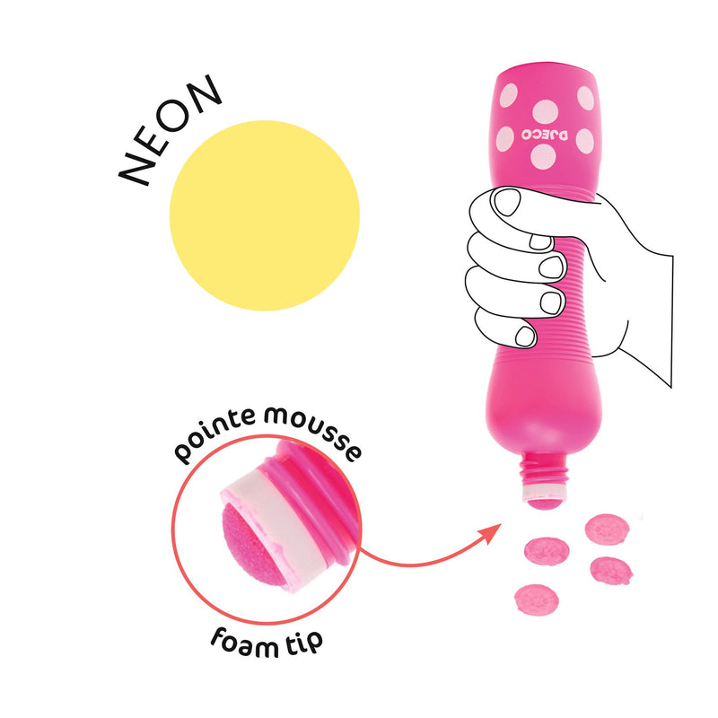 Djeco Colours - Large Dot Markers - Neon