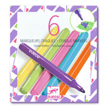 Djeco Pens - 6 Opaque Markers; 80's