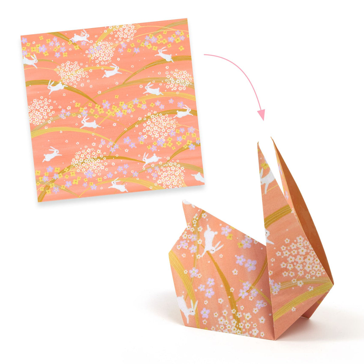 Djeco 100 Origami Papers - Haru