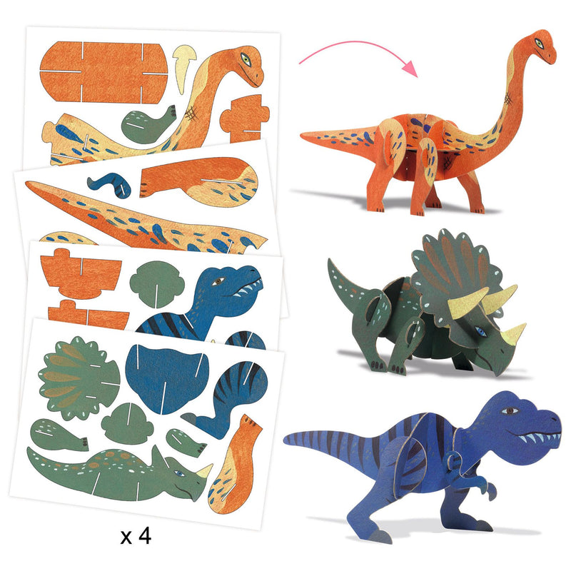 Djeco The World of Dinosaurs Craft Kit
