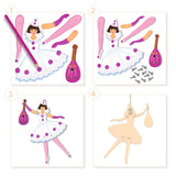 Djeco DIY - Tutu Jumping Jacks to Colour In