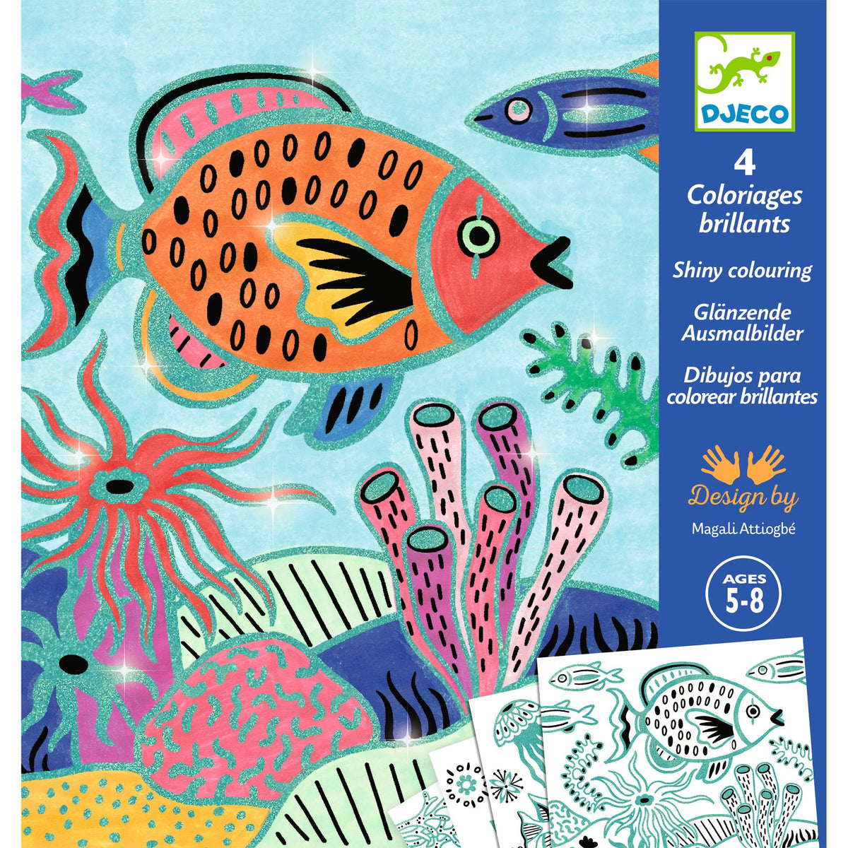 Djeco Brilliant Colouring - Under the Sea