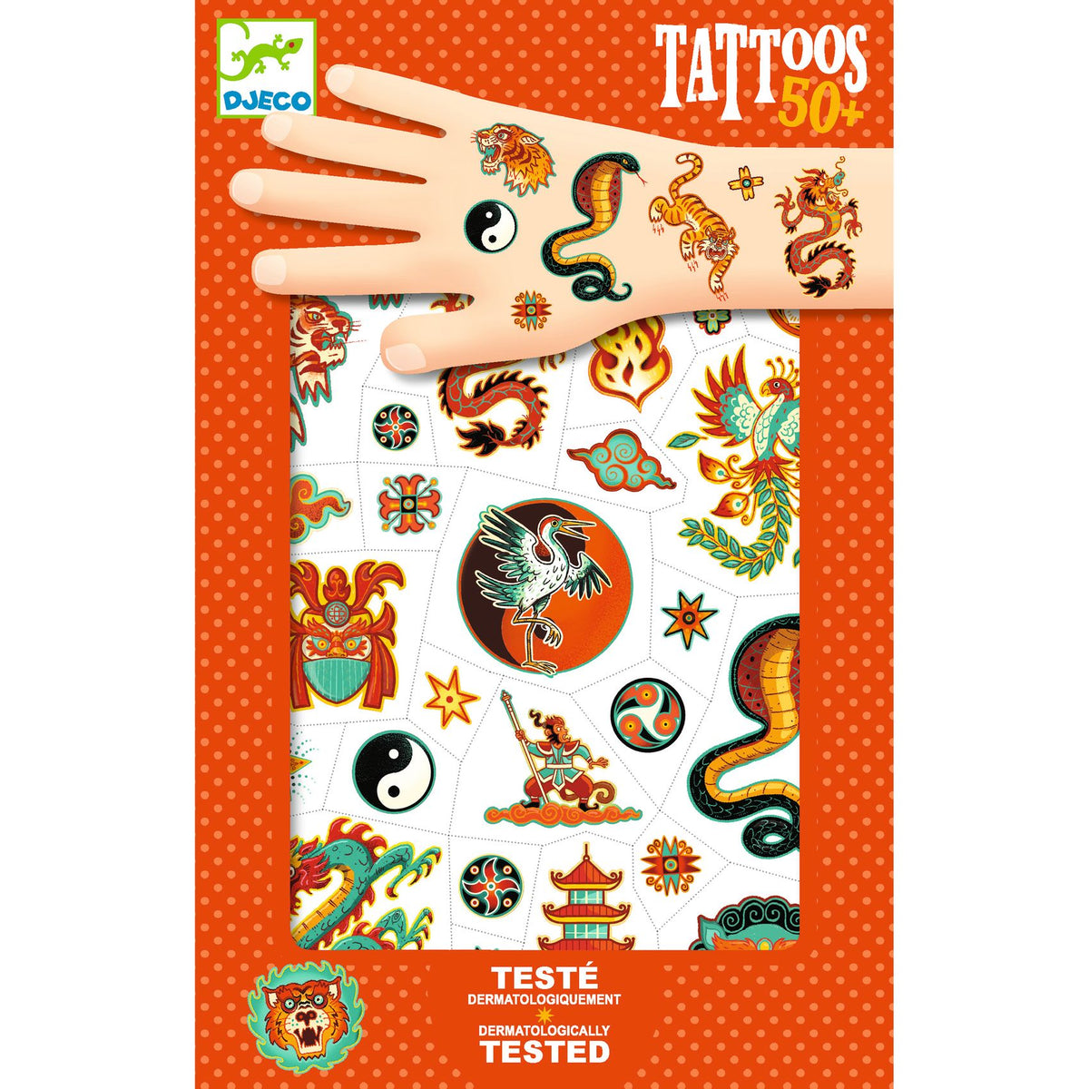 Djeco Tattoos - Martial Spirit