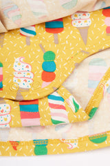 Frugi  Dara Baby Body Dress - Rainbow Sprinkles