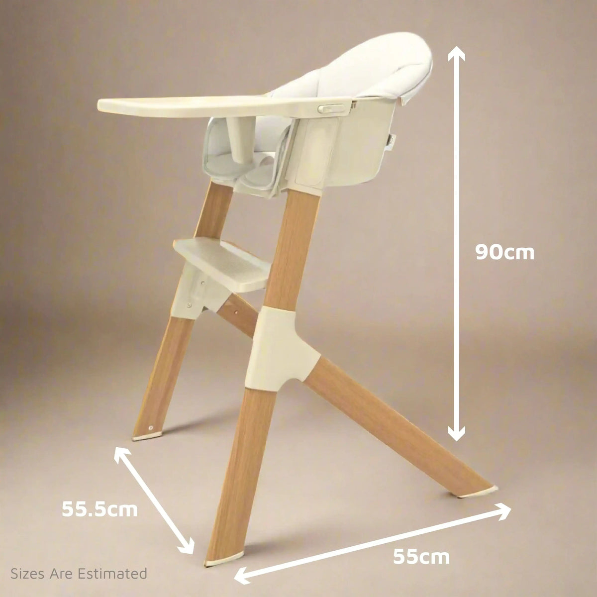 MICO Baby & Toddler Highchair - Beige