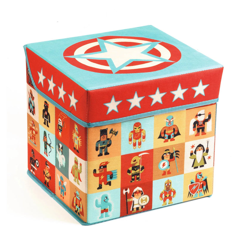 Djeco Storage Toy Box Seat - Stars