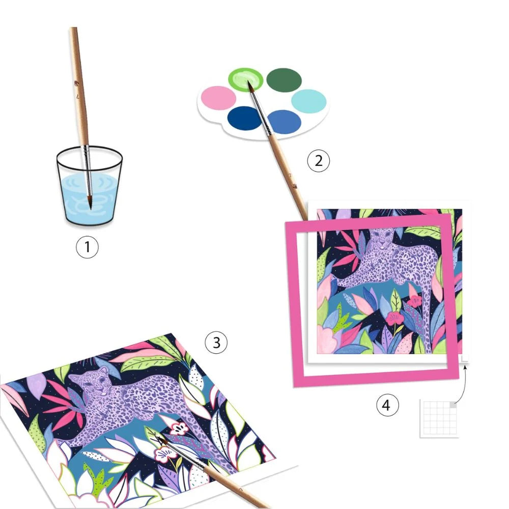 Djeco Cards to Paint - Selva