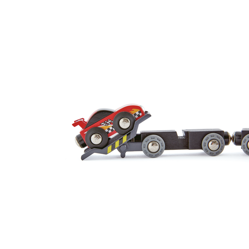 Hape Race Car Transporter Train