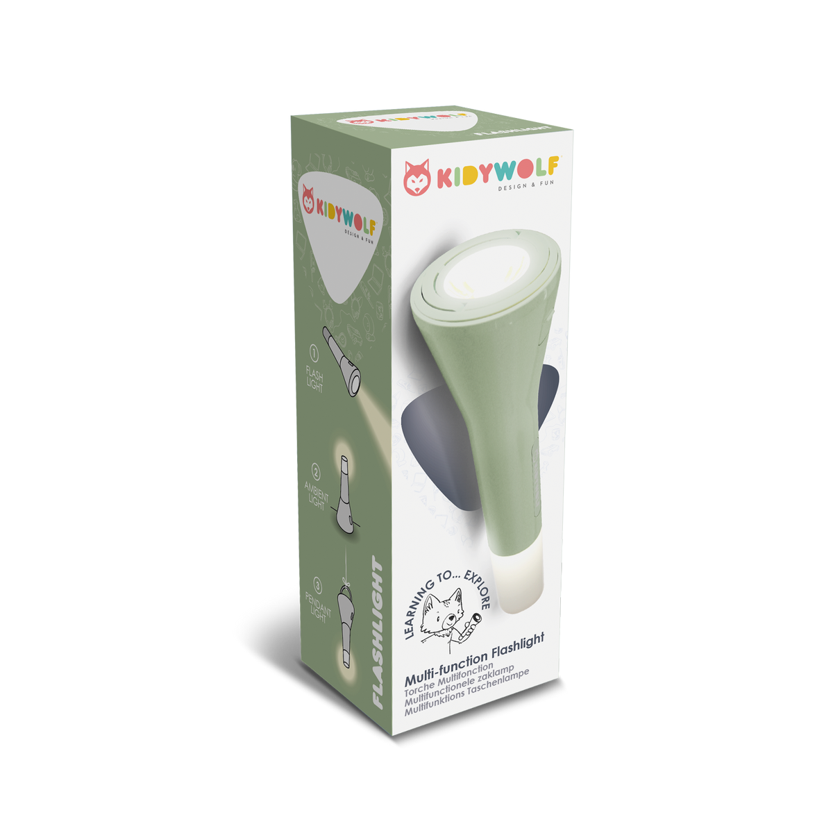 Kidywolf KIDYFLASHLIGHT Kids' Torch Green