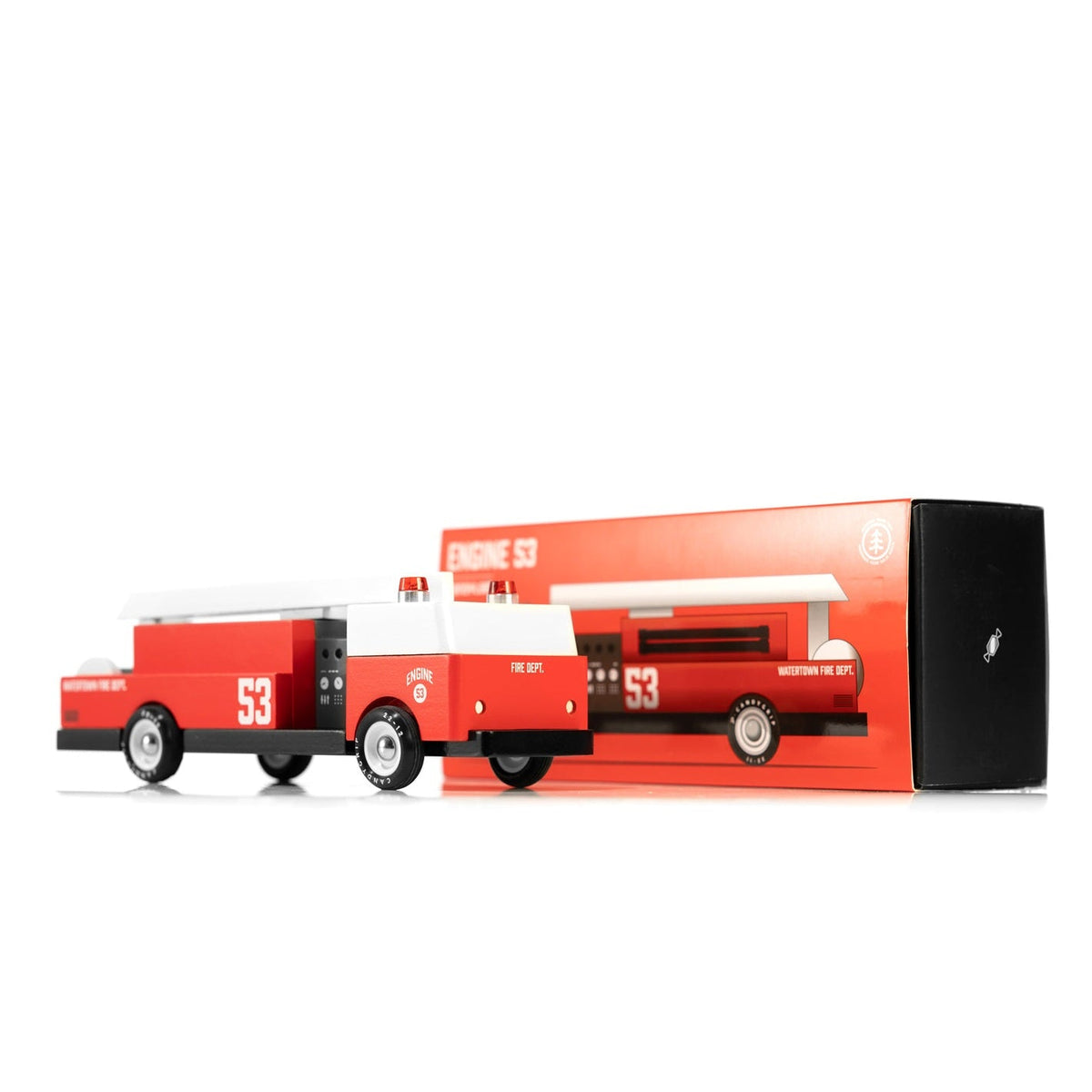 Candylab Wooden Big Red Fire Engine