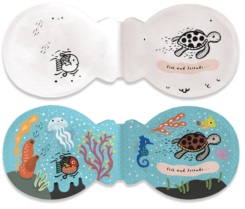 Fish & Friends Bath Book By Wee Gallery