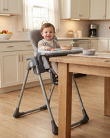 Flare Foldable High Chair - Grey
