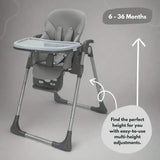 Flare Baby & Toddler Highchair - Grey