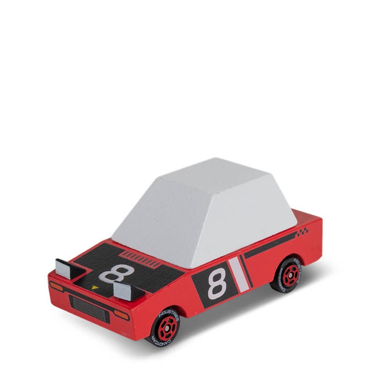 Candylab TOONS Wooden Diecast Car Hachigo Red Racer