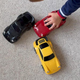 Porsche 911 Racing Car Silver Toy Car