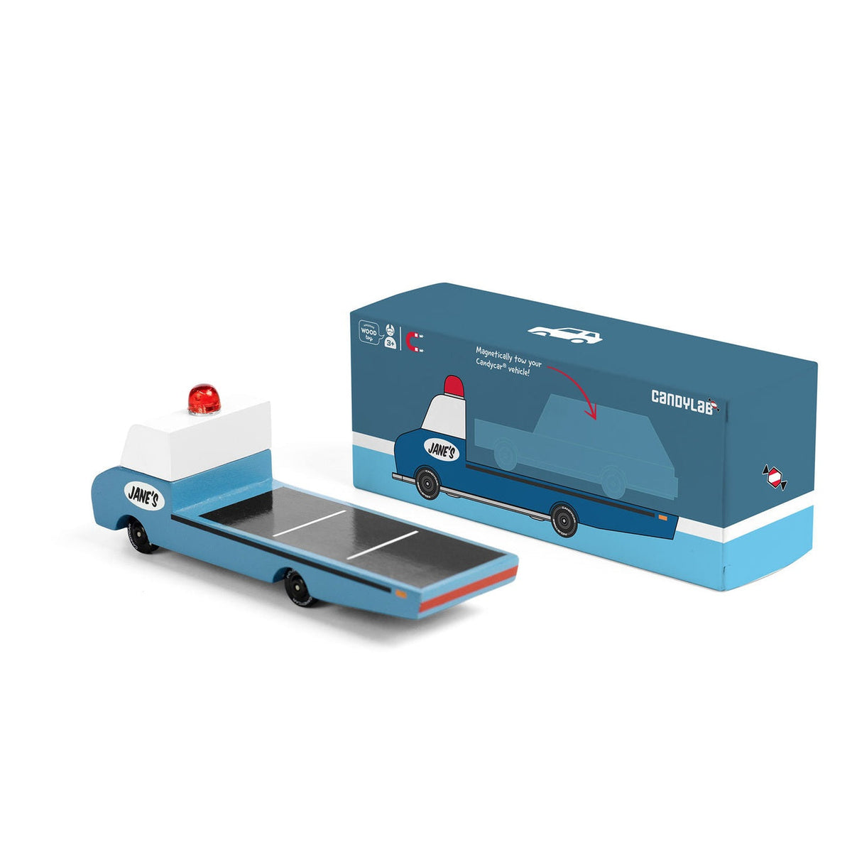 Candylab Wooden Jane's Tow Truck