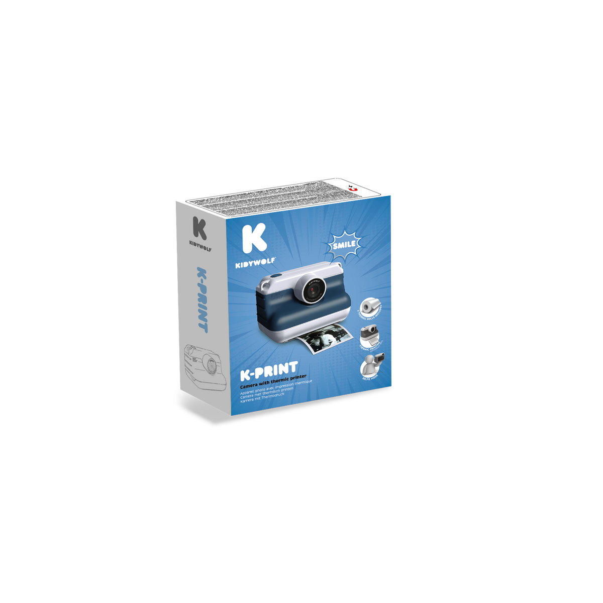 Kidywolf KPRINT Kids' Instant Print Camera Blue