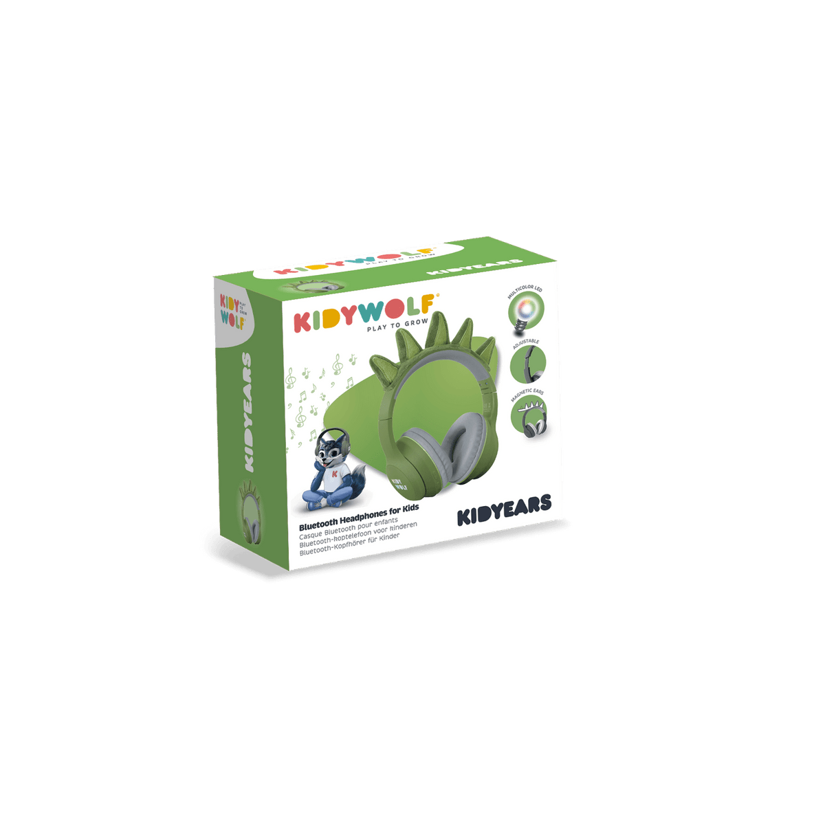 Kidywolf KIDYEARS Kids' Bluetooth Headphones Dino