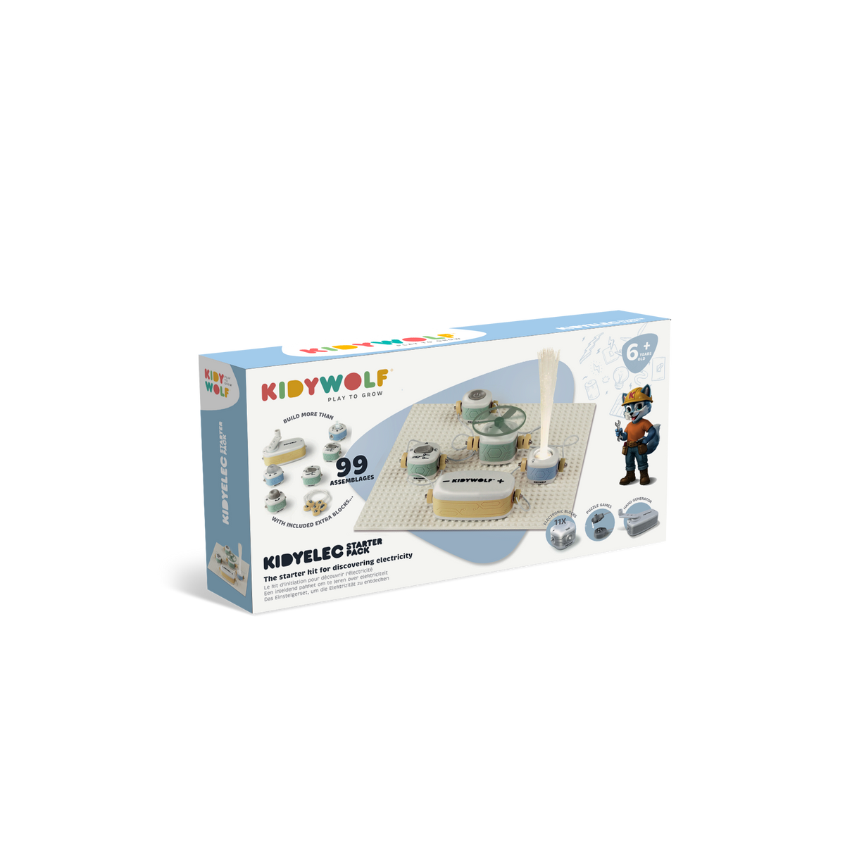 Kidywolf KIDYELEC Kids' Electrical Circuit Kit Starter Pack