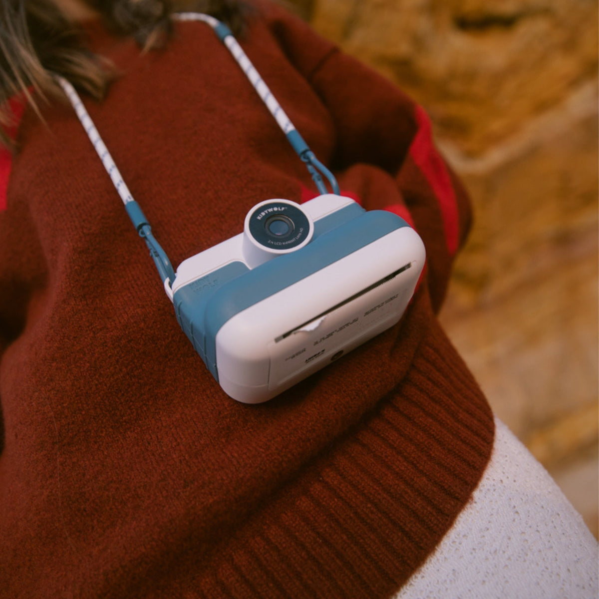 Kidywolf KPRINT Kids' Instant Print Camera Blue