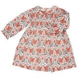 Pigeon Organics Smock dress w. Peter Pan collar, squirrel