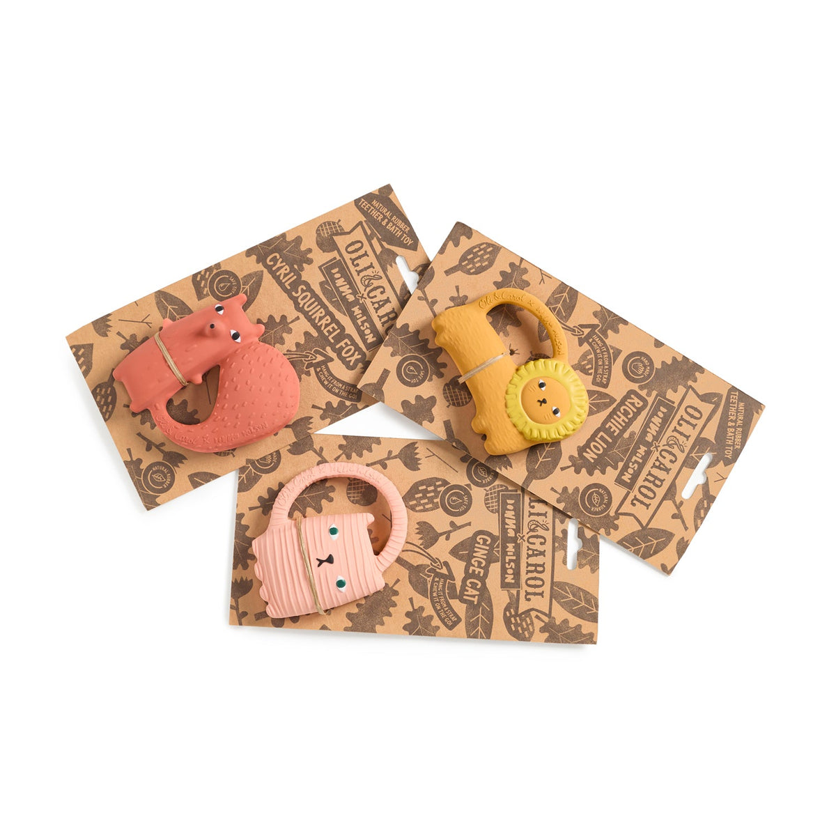 Oli & Carol x Donna Wilson Cyril Squirrel Fox Baby Teether