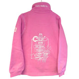 Children's Fuchsia/Sign Post Lazy Jacks Wells-Next-the-Sea Printed 1/4 Zip Sweatshirt