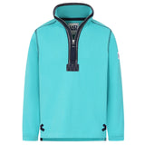 Lazy Jacks Children's Wells-Next-the-Sea Printed 1/4 Zip Sweatshirt - Aquarius