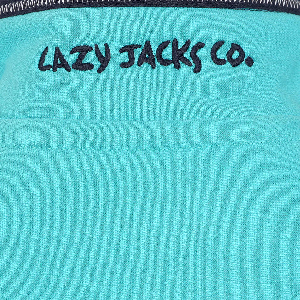 Children's Aquarius/Sign Post Lazy Jacks Wells-Next-the-Sea Printed 1/4 Zip Sweatshirt