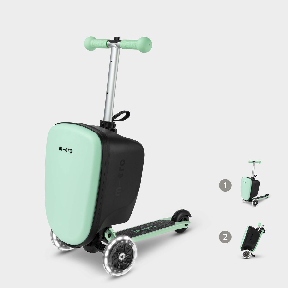 Mini Micro LED Luggage: Mint