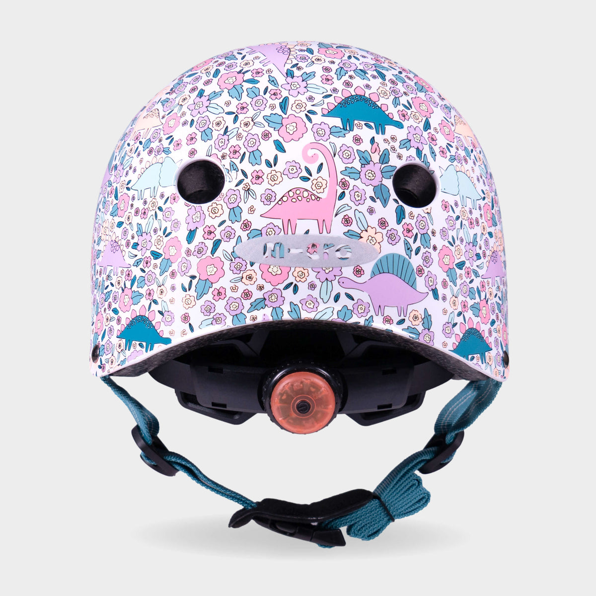 Printed Helmet For Bike and Scooters: Flora-Saur