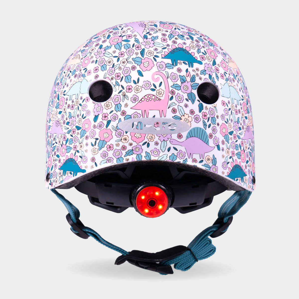 Printed Helmet For Bike and Scooters: Flora-Saur