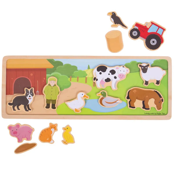 Bigjigs Farm Themed Magnetic Board