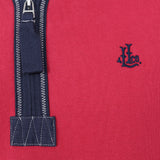 Men's Rouge/Wheel Lazy Jacks Wells-Next-the-Sea Printed 1/4 Zip Sweatshirt