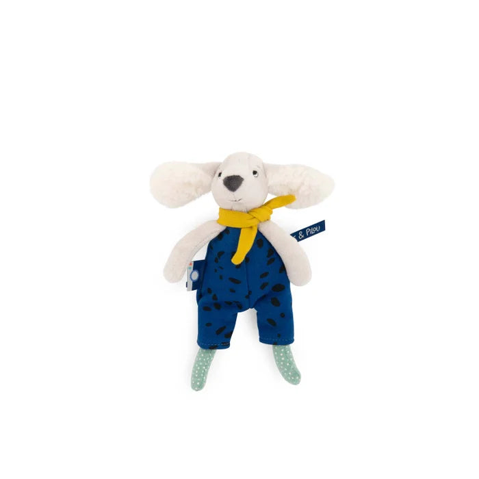 Moulin Roty Small Pilou The Dog - Puce & Pilou