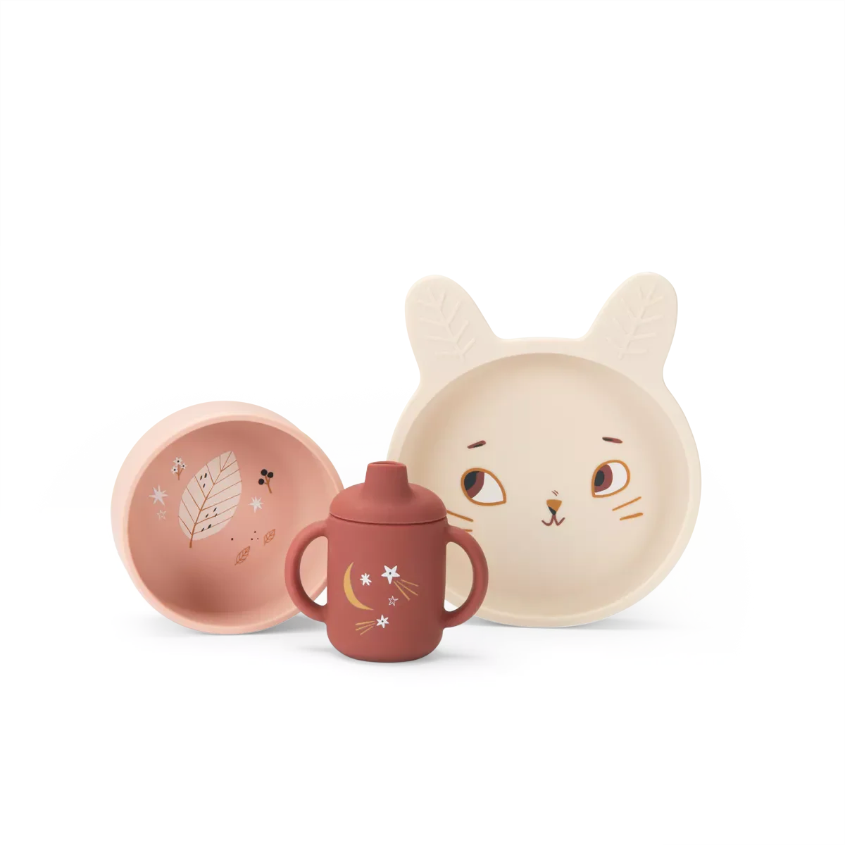 Moulin Roty Silicone Dish Set Apres Le Pluie