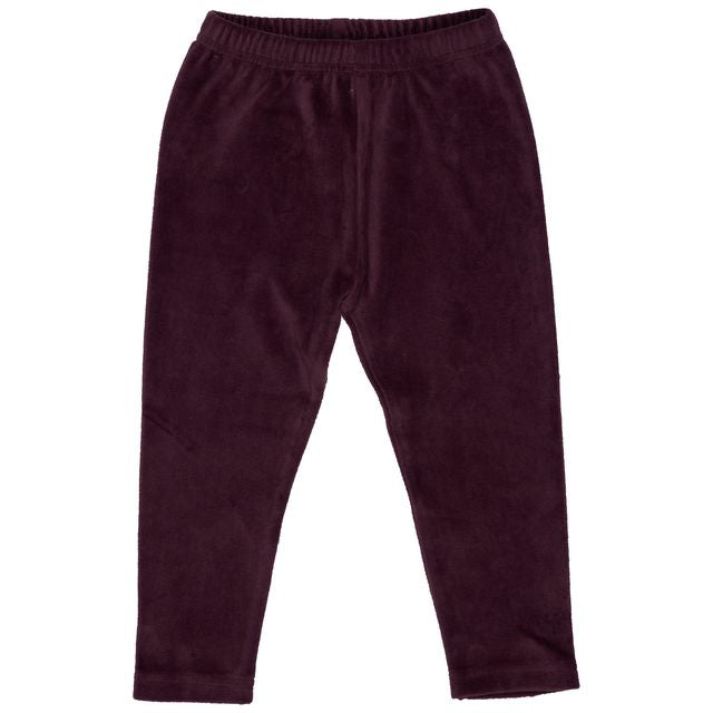 Pigeon Organics Velour leggings, fig