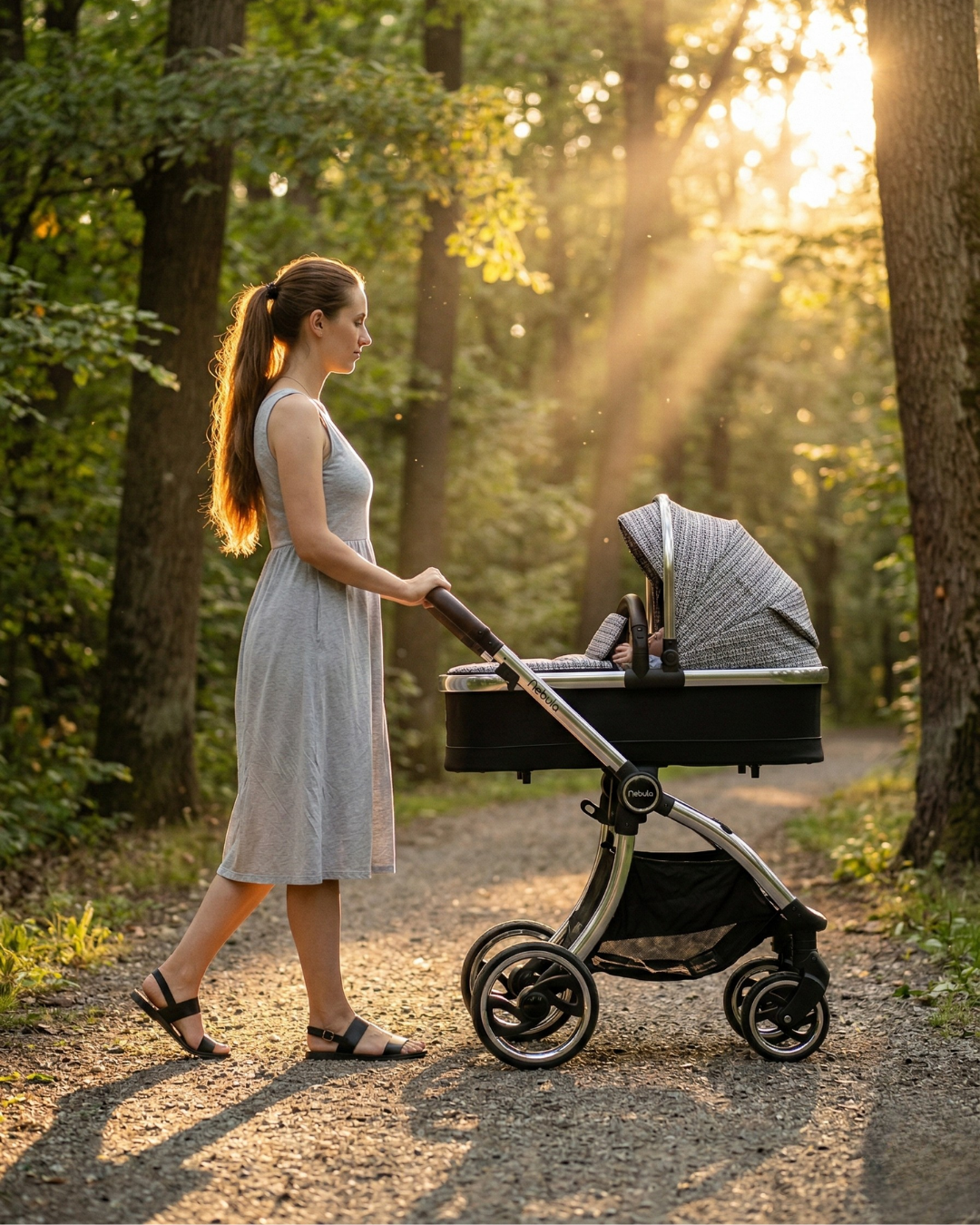 Nebula Pushchair Bundle - 5 Piece Set - Paris Signature
