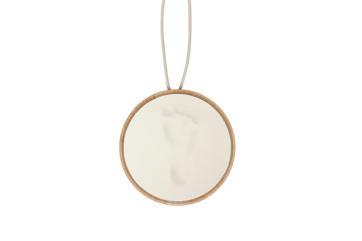 Petit Artichaut Wooden Medallion Keepsake