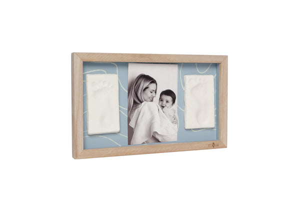 Petit Artichaut 2 Prints Frame - Blue Abstract