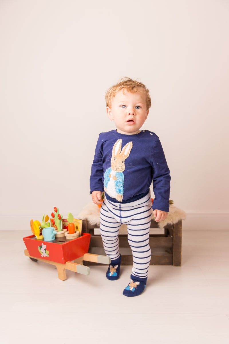 Blade & Rose Peter Rabbit Navy Stripe Leggings