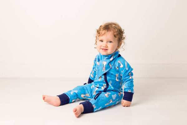 Blade & Rose Peter Rabbit Classic Navy Zip Up Romper