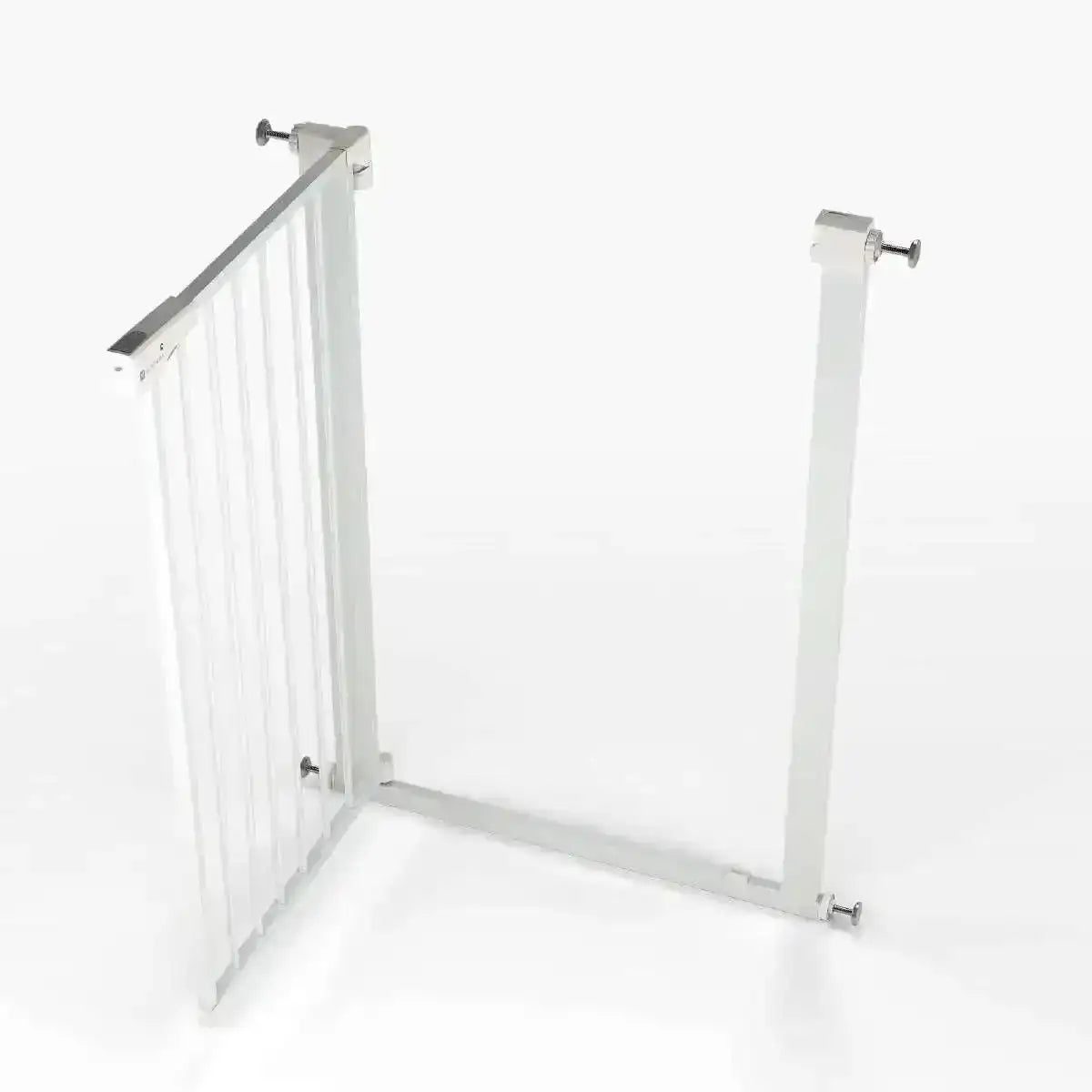 Venture Q-Fix 110cm Extra Tall Pressure Fit Baby & Pet Safety Gate - 73-80cm - White