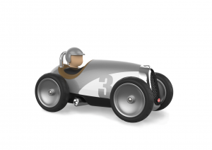 Baghera Racing Car Silver Toy Car
