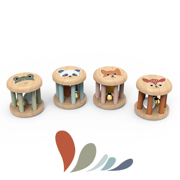 Speedy Monkey Small Roller Rattles