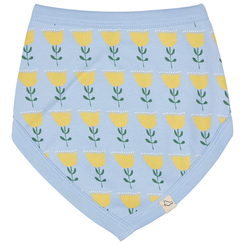 Pigeon Organics Bib (AOP), tulip