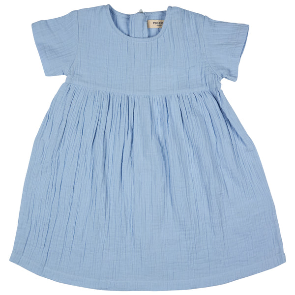 Pigeon Pretty muslin dress - pale blue