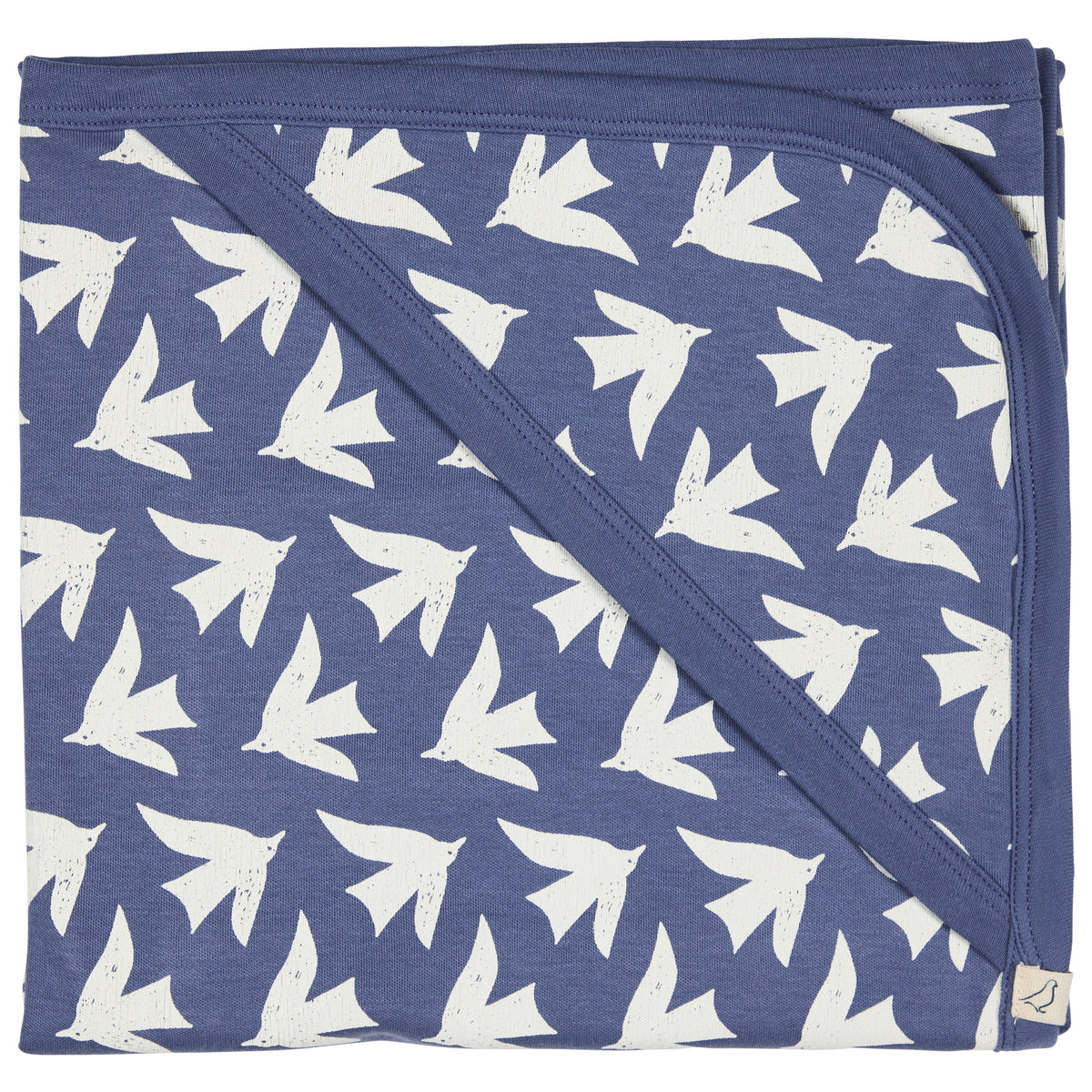 Pigeon Organics Hooded blanket, seagulls