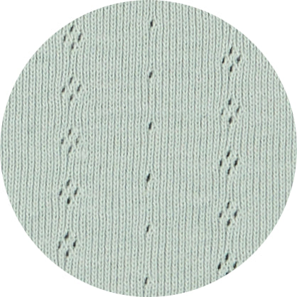 Pigeon Organics Pointelle cardigan, sea foam